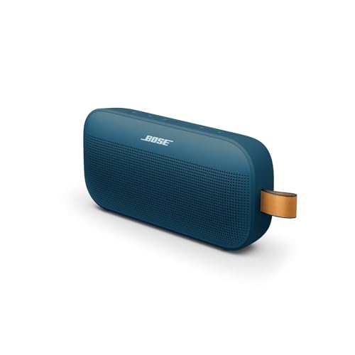Bose SoundLink Flex Portable Bluetooth Speaker (2nd Gen), Portable Outdoor Speaker with Hi-Fi Audio, Up to 12 Hours Battery Life, Waterproof and Dustproof, Twilight Blue - Limited Edition Color
