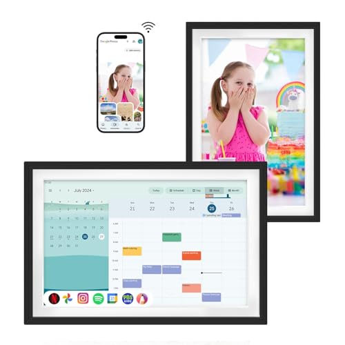 Changing 10.1" Smart Digital Calendar F10sحTouchscreen Digital Picture FrameحChore ChartحGoogle Calendar&Smart HomeHub&VoiceAssistant&PortableTV&MusicSpeakerحSmart Display (F10S)