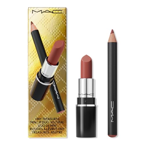 MAC Tiny Treasures Mini Lip Duo, Neutral, 2 Piece Set