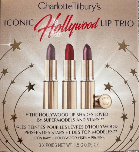 CHARLOTTE TILBURY Iconic Hollywood Lip Trio