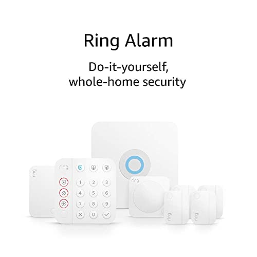 Ring Alarm 8-Piece Kit ?C Wireless Smart Home Security System | Expandable | Easy Setup | Mobile App Control | 24/7 Professional Monitoring | Alexa Compatible